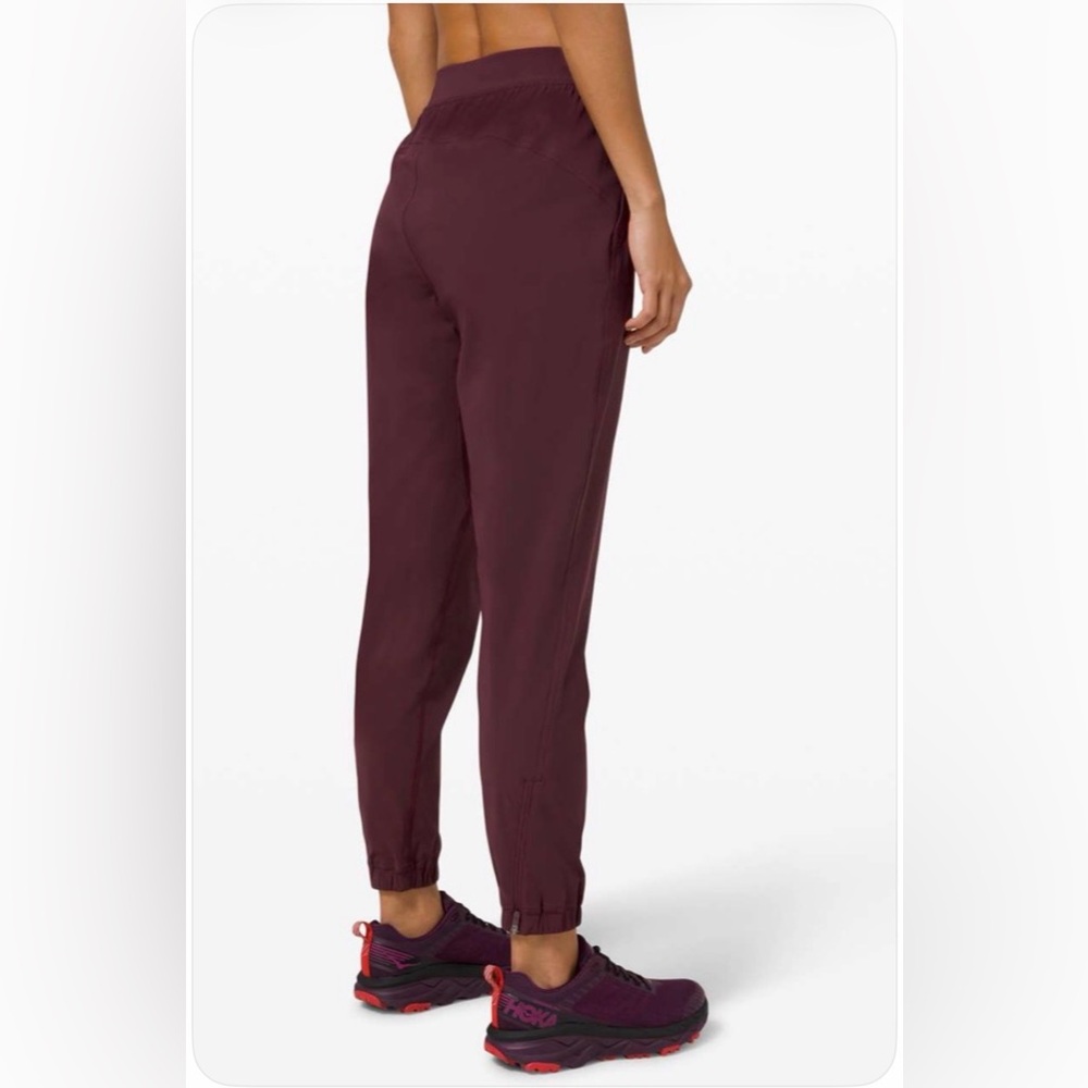 lululemon athletica Burgundy Track Pants